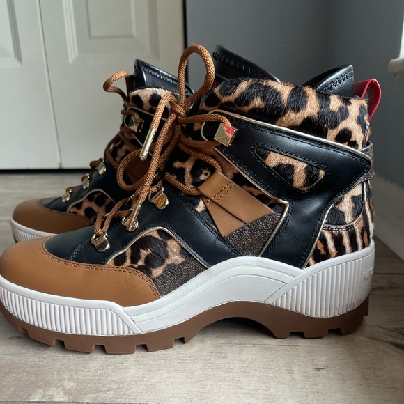 Animal Print Cheetah Print Hiking Boots Leopard Print Women's